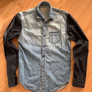Denim button up